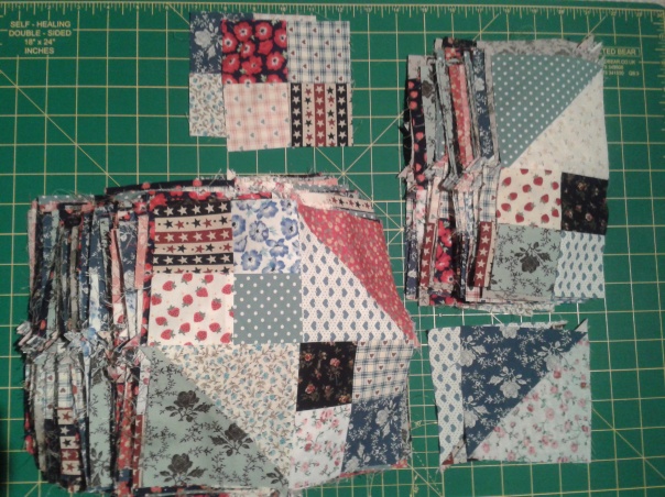 All patchwork blocks completed!